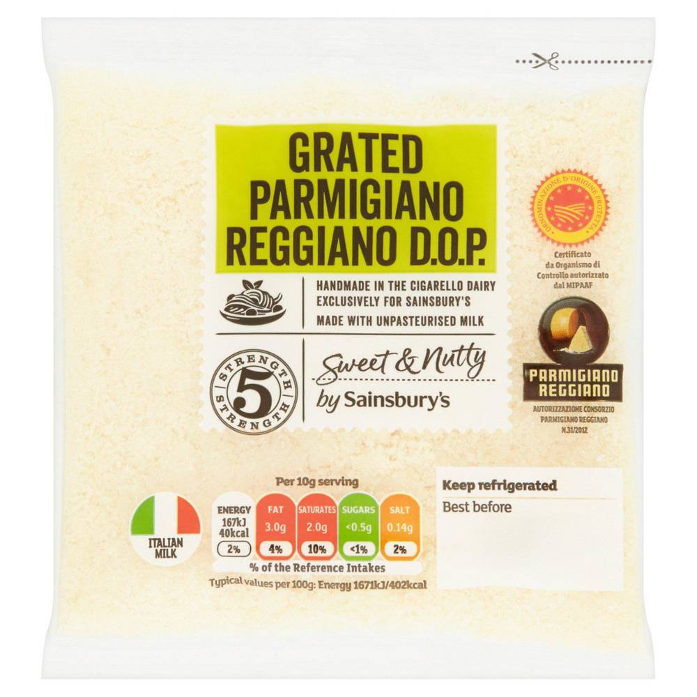 Sainsbury's Fresh Grated Parmigiano Cheese 60g