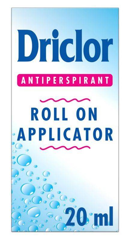 Driclor Antiperspirant Roll on Applicator (20ml)