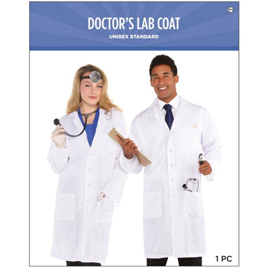 Costumes Usa Doctor Adult Lab Coat (1 pc)