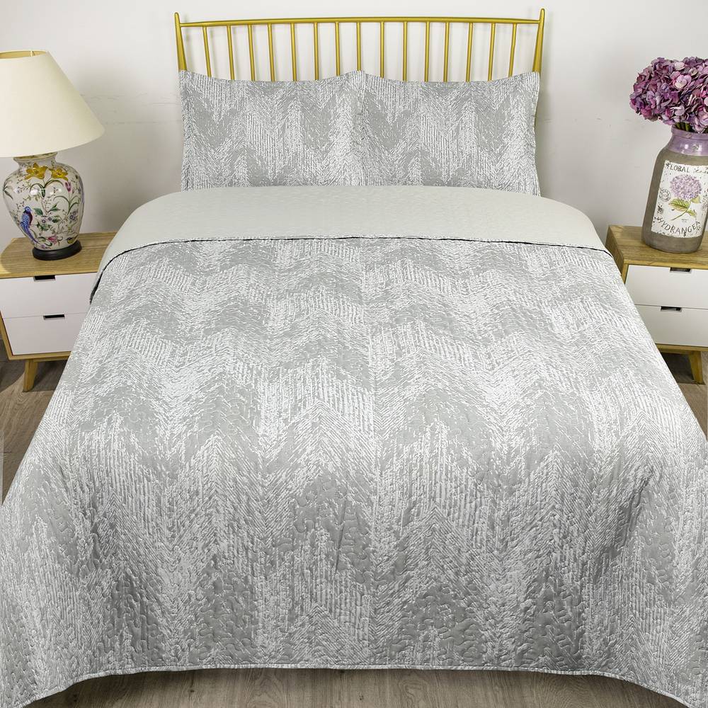 Quilt Estampado 2 Plazas Superior Zigzag