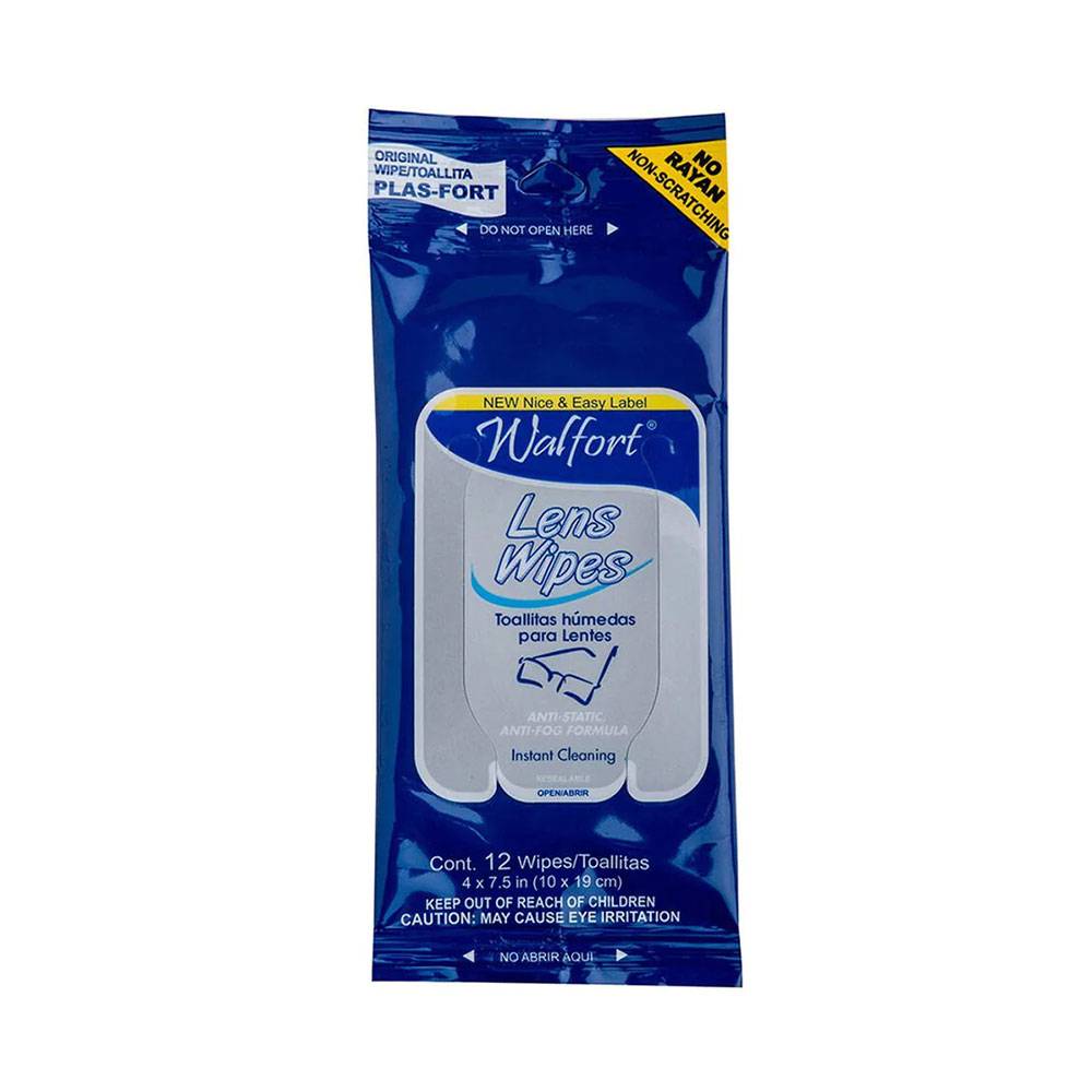 Walfort toallitas húmedas antibacteriales (bolsa 12 piezas)
