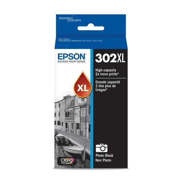 Epson Claria Premium High-Yield Photo Black Ink Cartridge