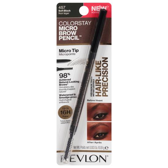 Revlon Micro Brow Pencil (soft black)