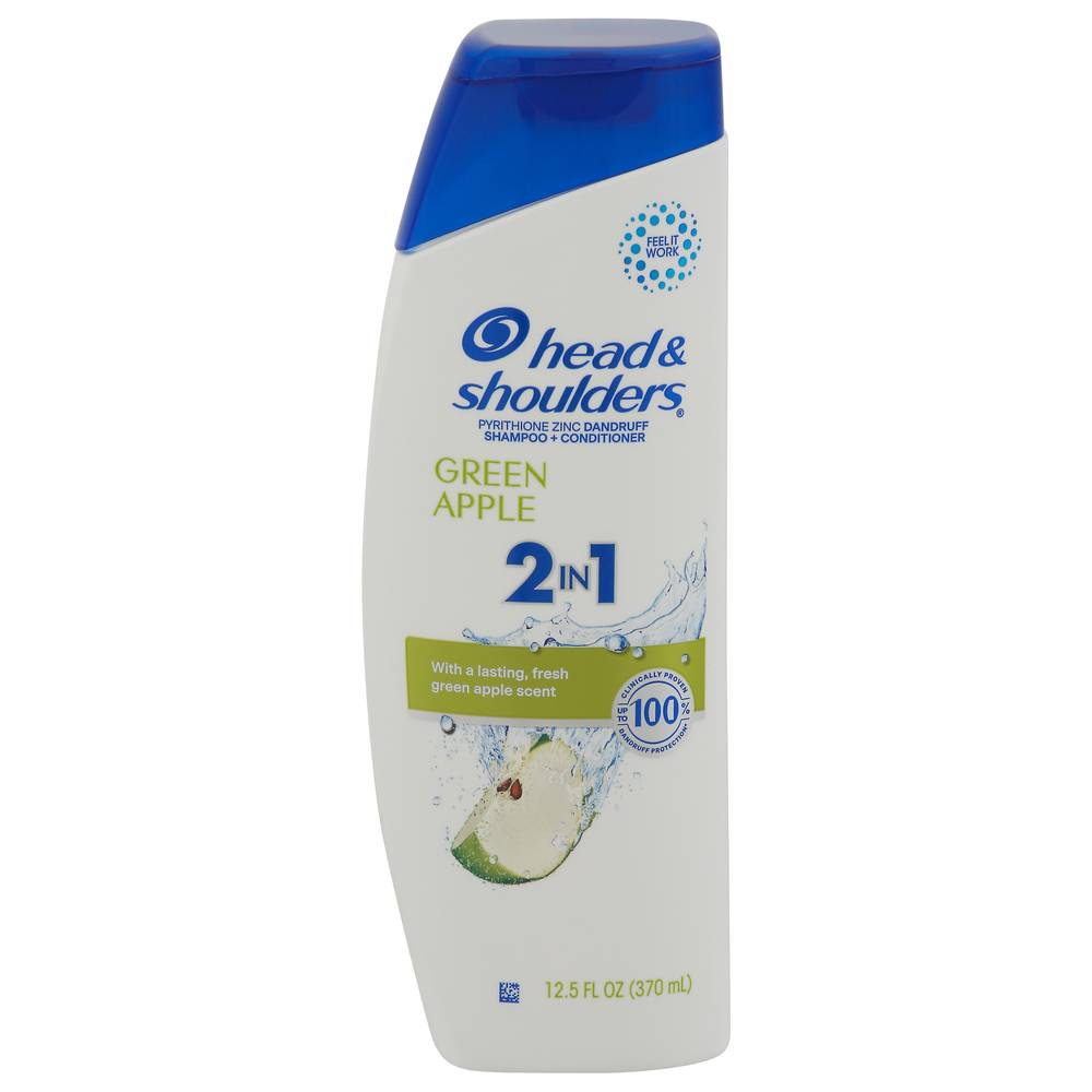 Head & Shoulders 2 in 1 Dandruff Shampoo and Conditioner (green apple)