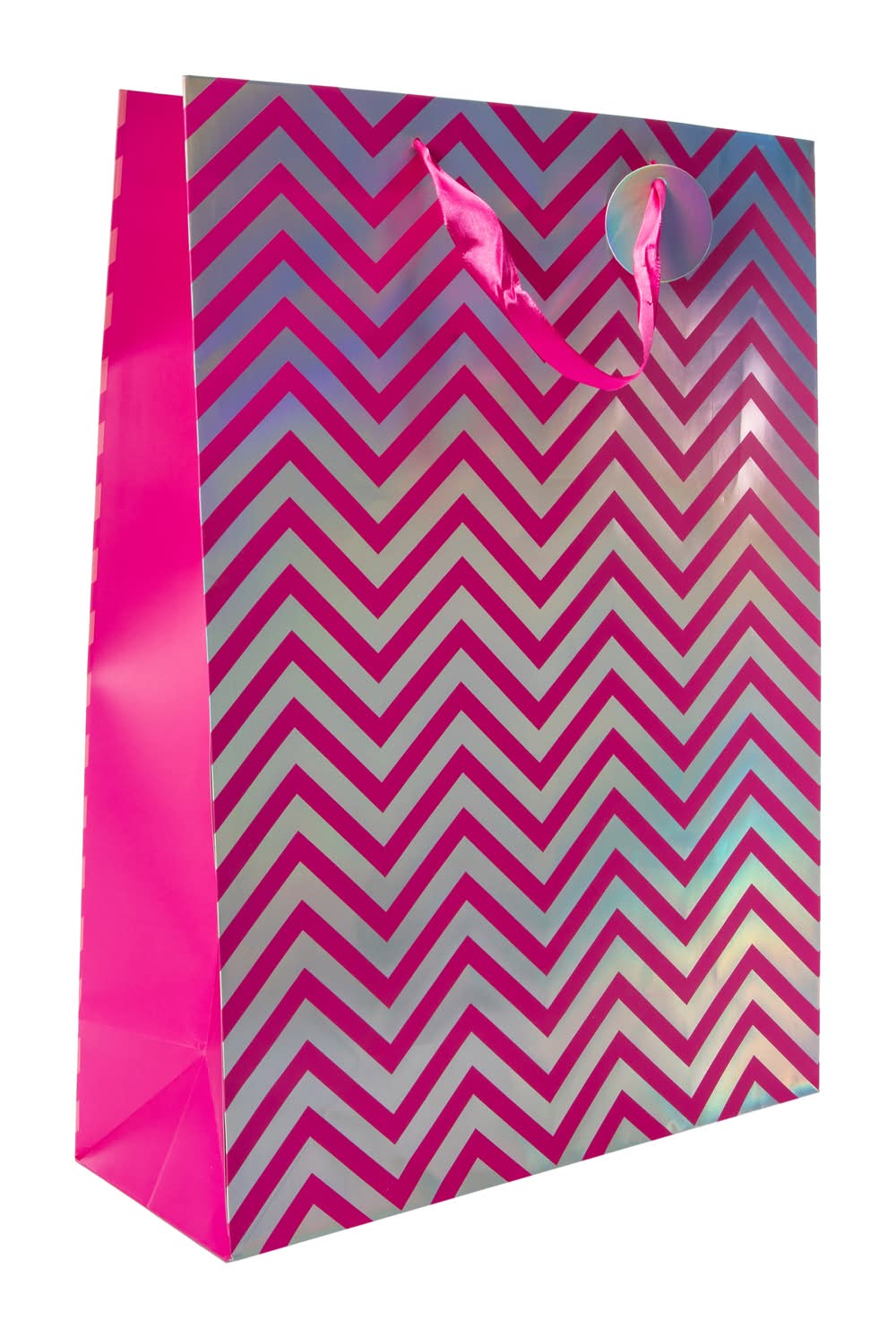 Jumbo Printed Gift Bag 12.75in x 17.75in Pink