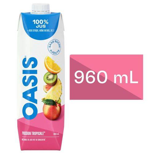 Oasis tropical passion juice - tropical passion juice (960 ml)