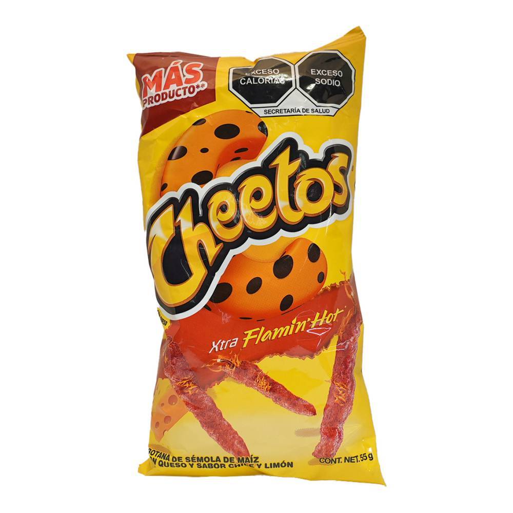 Cheetos · Botana xtra flaming' hot (52 g)