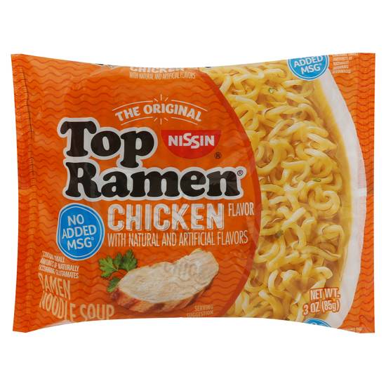 Nissin Top Ramen Chicken Flavor Noodle Soup