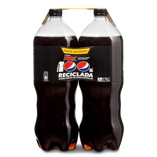 Refresco de cola zero Pepsi botella 2 x 1.75 l