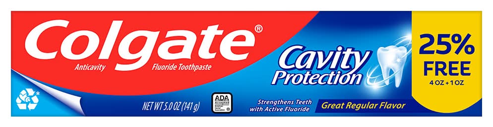 Colgate Cavity Protection Anticavity Fluoride Toothpaste (5 oz)