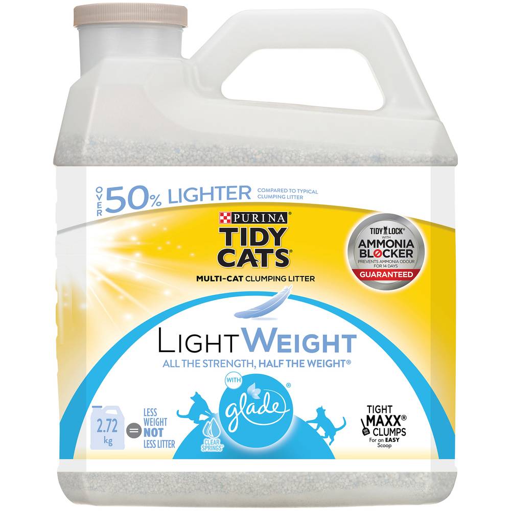 Tidy Cats Glade Clear Springs Lightweight Cat Litter (2.72 kg)