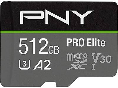 Pny Pro Elite 512gb Microsdxc Memory Card