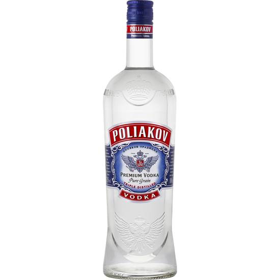 Vodka nature 37.5% POLIAKOV 1L