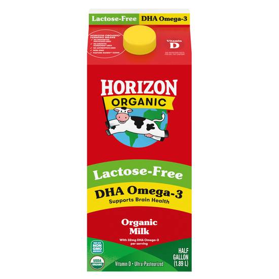 Horizon Organic Dha Whole Lactose-Free Milk (1.89 L)
