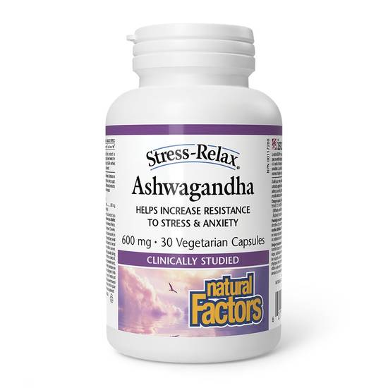 Natural Factors Stress-Relax Ashwagandha Caps 600 mg (30 units)