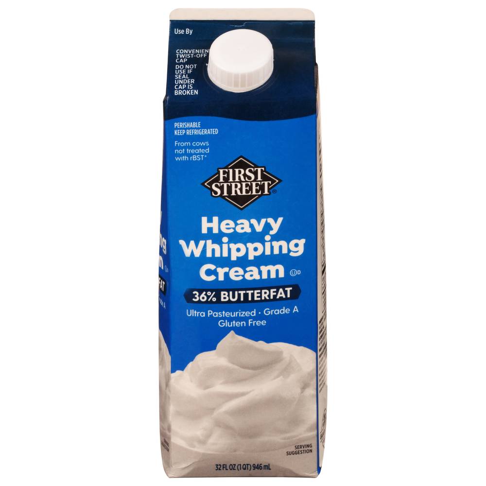 First Street 36% Butterfat Heavy Whipping Cream (32 fl oz)