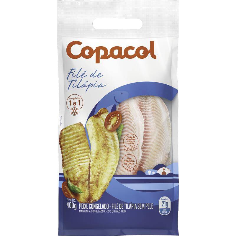 Copacol filé de tilápia congelado (400 g)