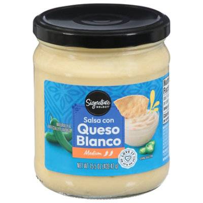 Signature Select Queso Blanco Medium Salsa Con (15.5 oz)