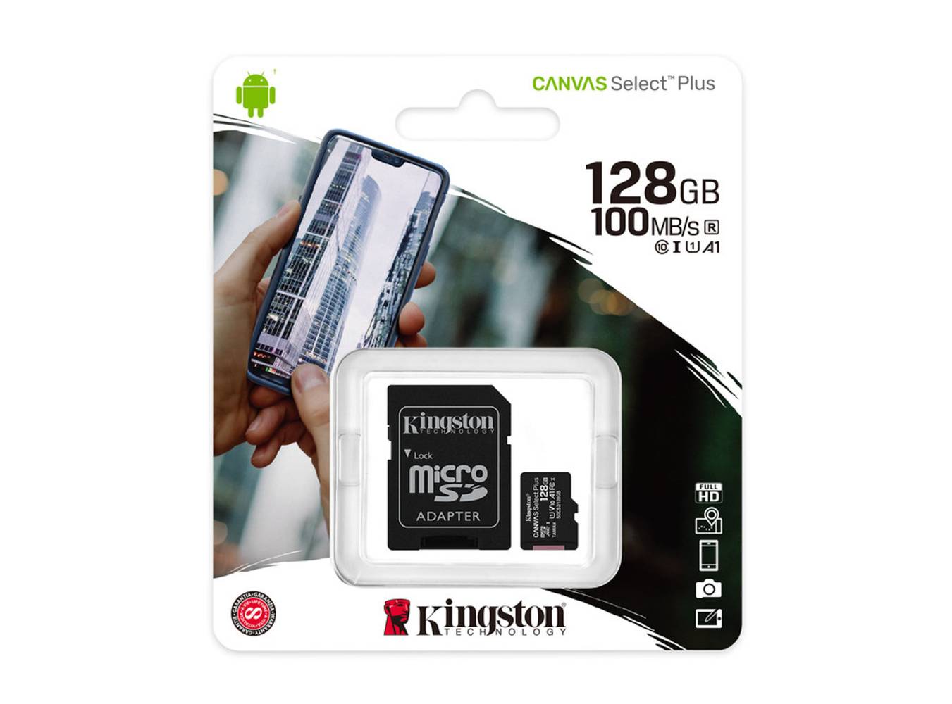 Kingston tarjeta de memoria micro sd 128 gb (1 u)