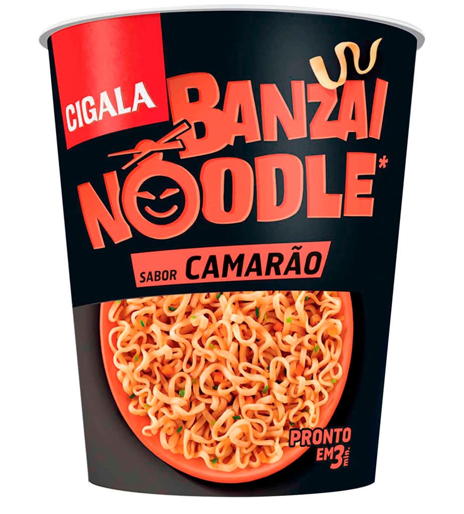 Cigala - Noodles de CamarÃ£o Banzai, 70g