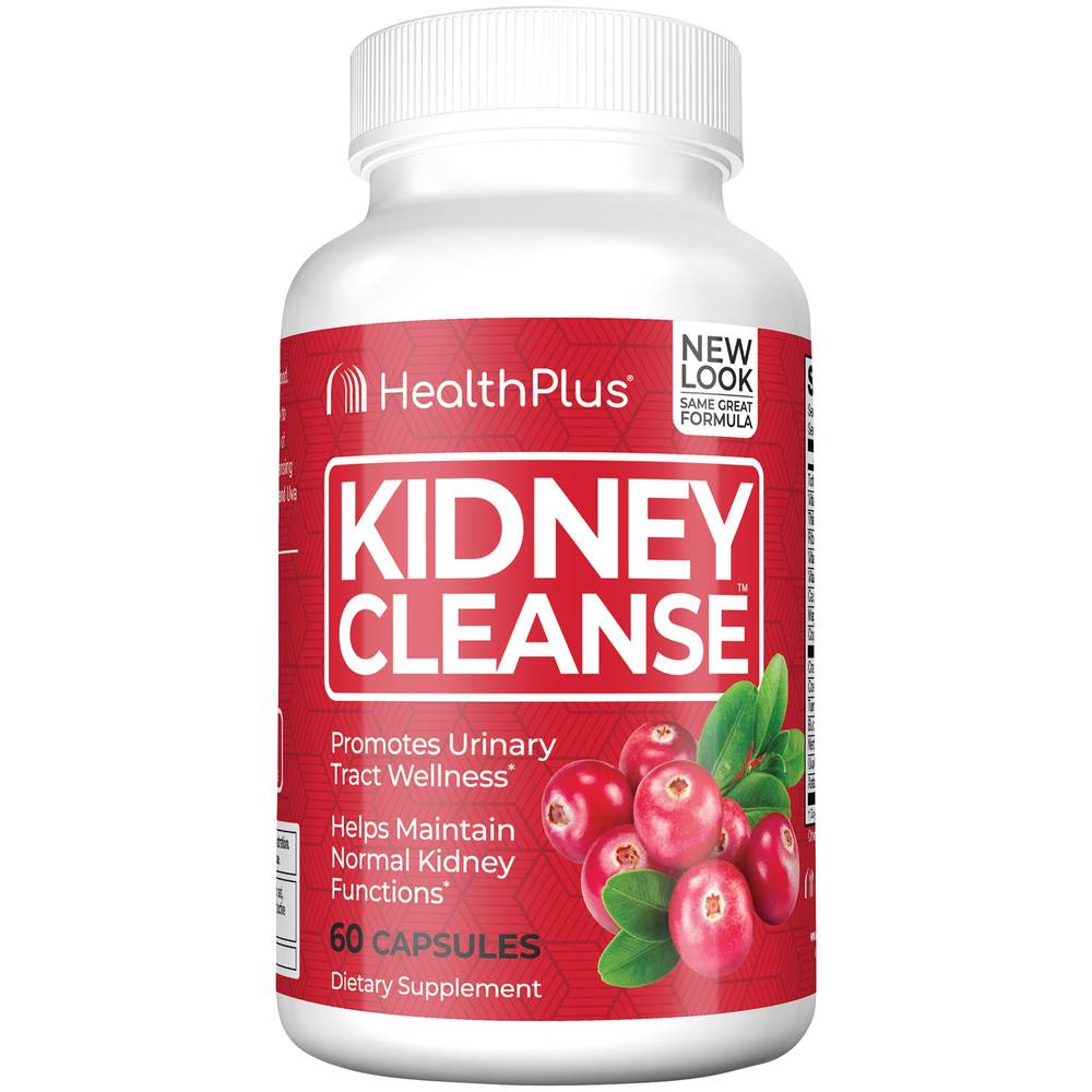 Health Plus Kidney Cleanse Dietary Supplement Capsules (60 ct)