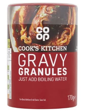 CO OP GRAVY GRANULES MEAT 170G