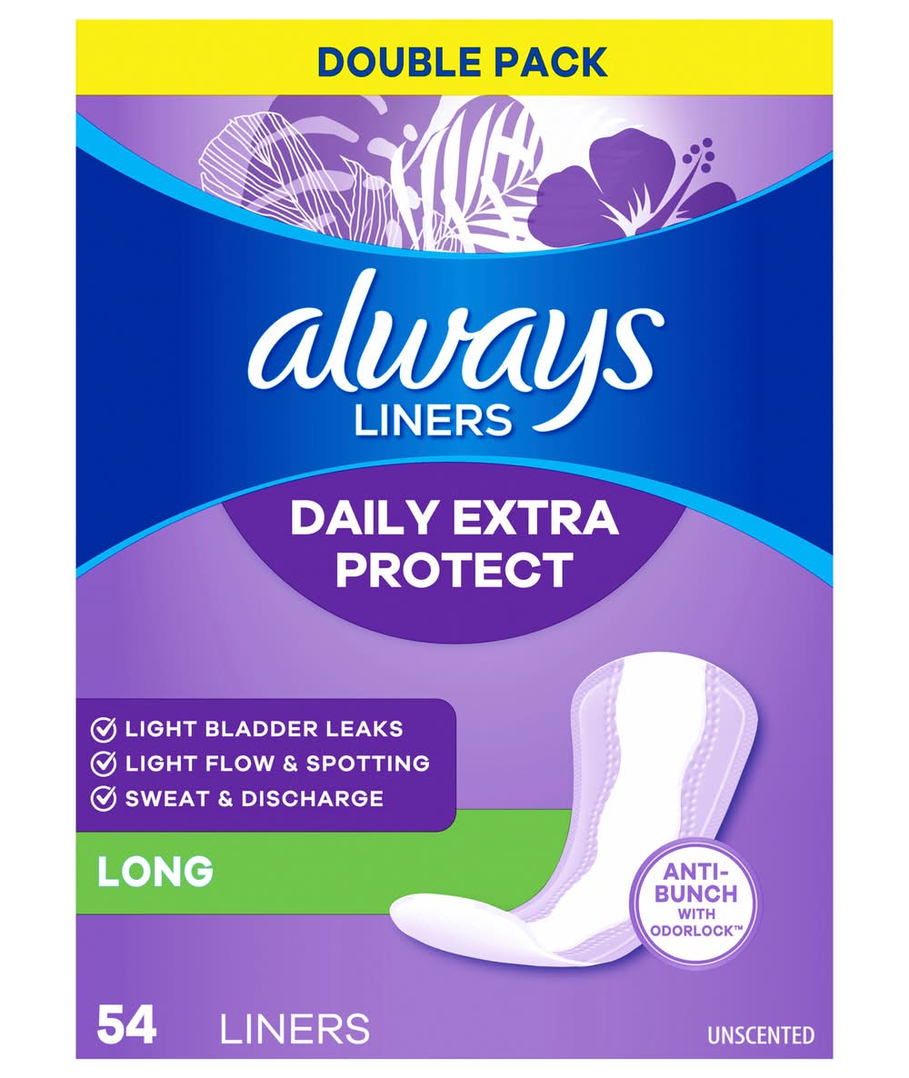 Always Liners Daily Xtra Protection Long Jumbo pack (0.9 lbs)