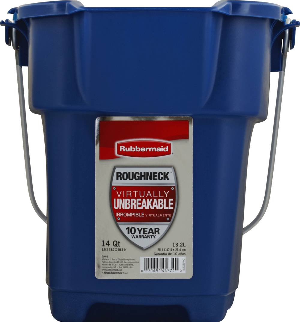 Rubbermaid 14 Qt Roughneck Virtually Unbreakable Bucket (1.77 lbs)