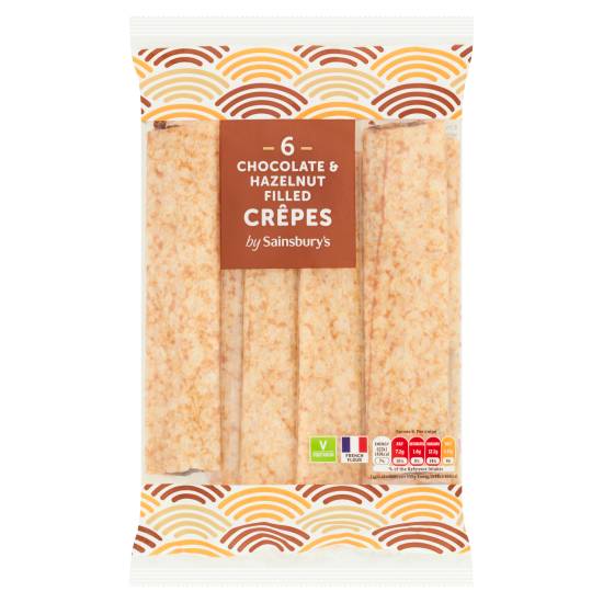 Sainsbury's Chocolate & Hazelnut Filled Crêpes (6 pack)