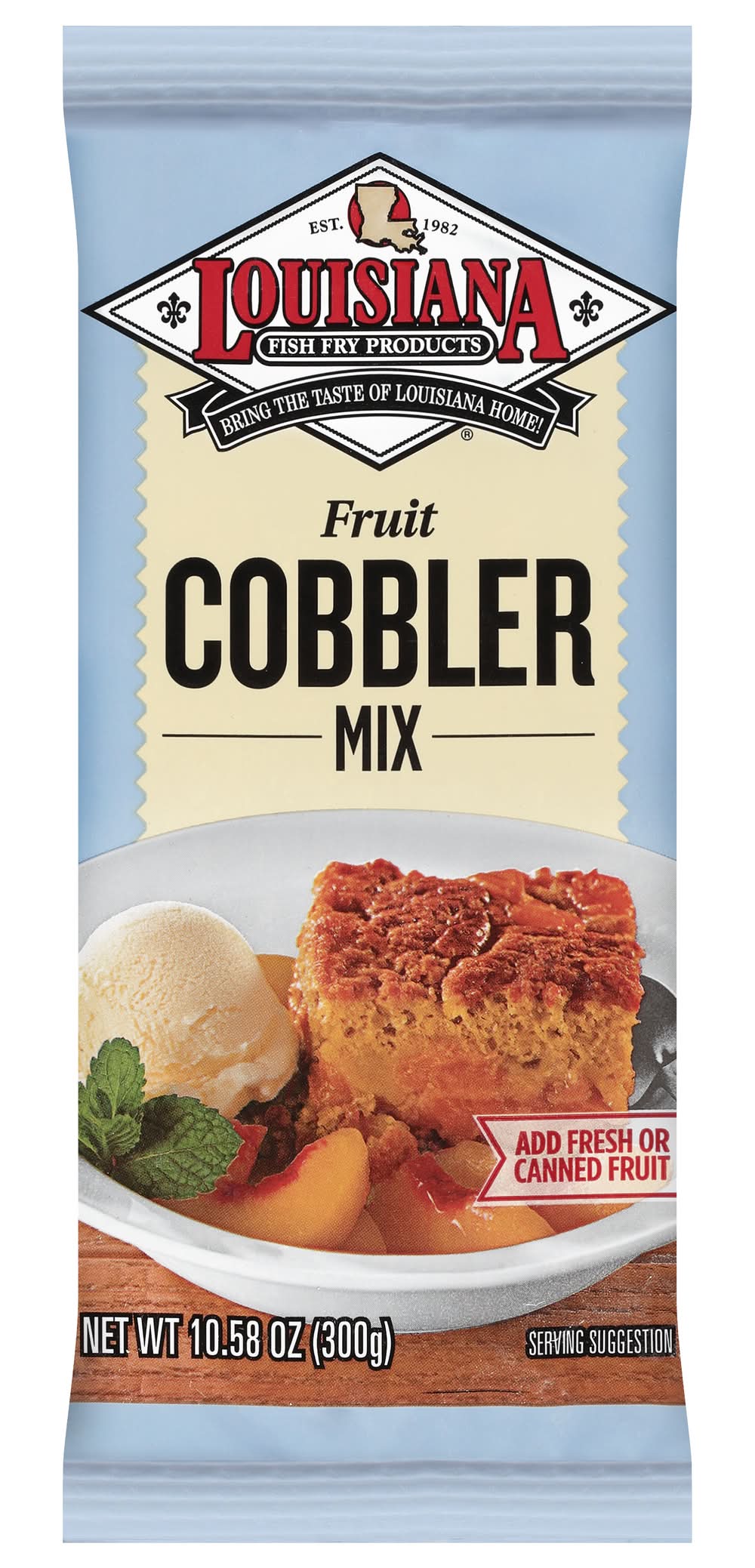 Louisiana Fish Fry Products Fruit Cobbler Mix (10.6 oz)