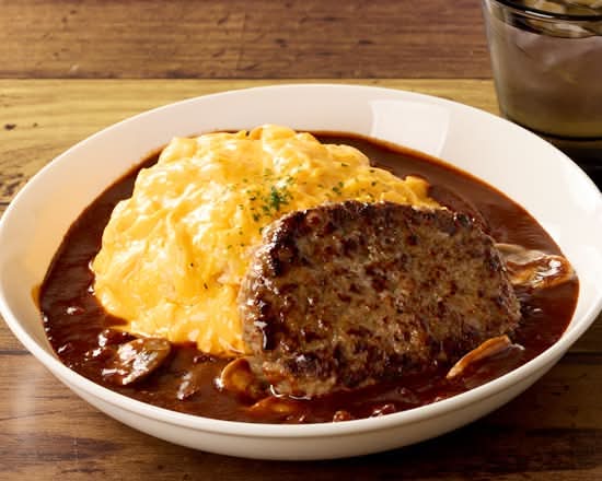 ハヤシライスページ 濃厚オムハヤシ&ハンバーグ「KAKUSHIAZI」 上平間店 の