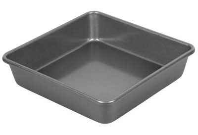 Wilton Ultra Bake Professional Nonstick Square Cake Pan, 9 In*9 In, Gray