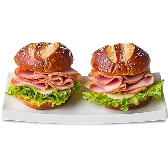 Ready Meal Sandwich Ham & Swiss Pretzel Duo Self Service (ea)