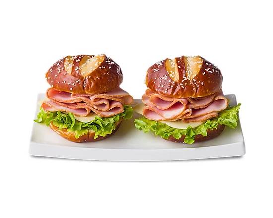 Ready Meal Sandwich Ham & Swiss Pretzel Duo Self Service (ea)