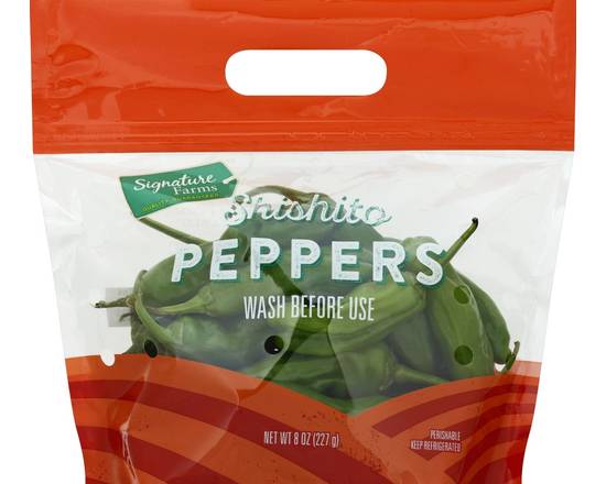 Order Signature Farms · Shishito Peppers (8 oz) food online from Safeway store, Butte on bringmethat.com
