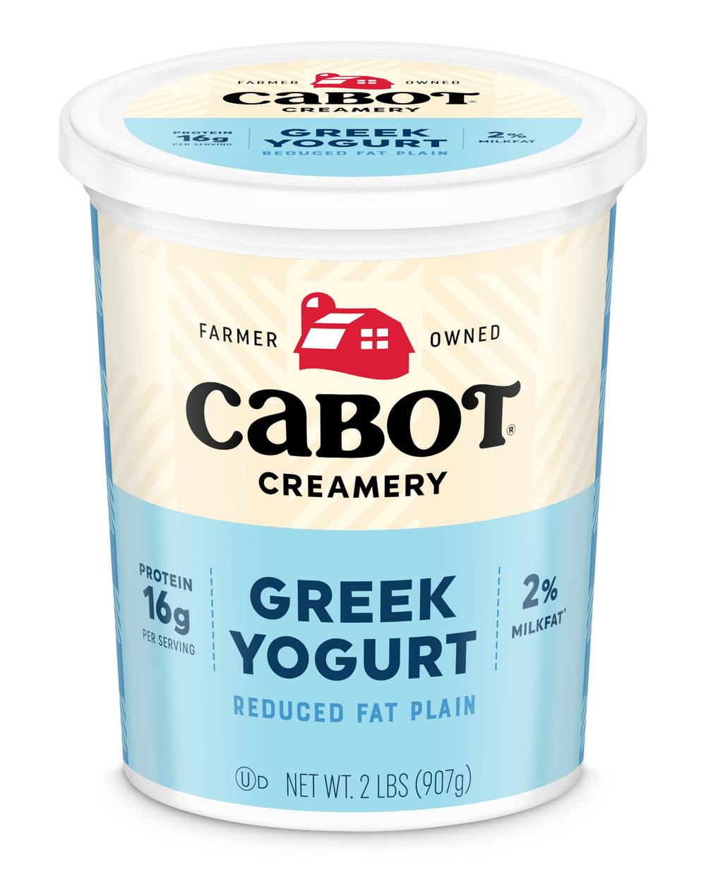 Cabot Lowfat Plain Greek Yogurt (2 lbs)