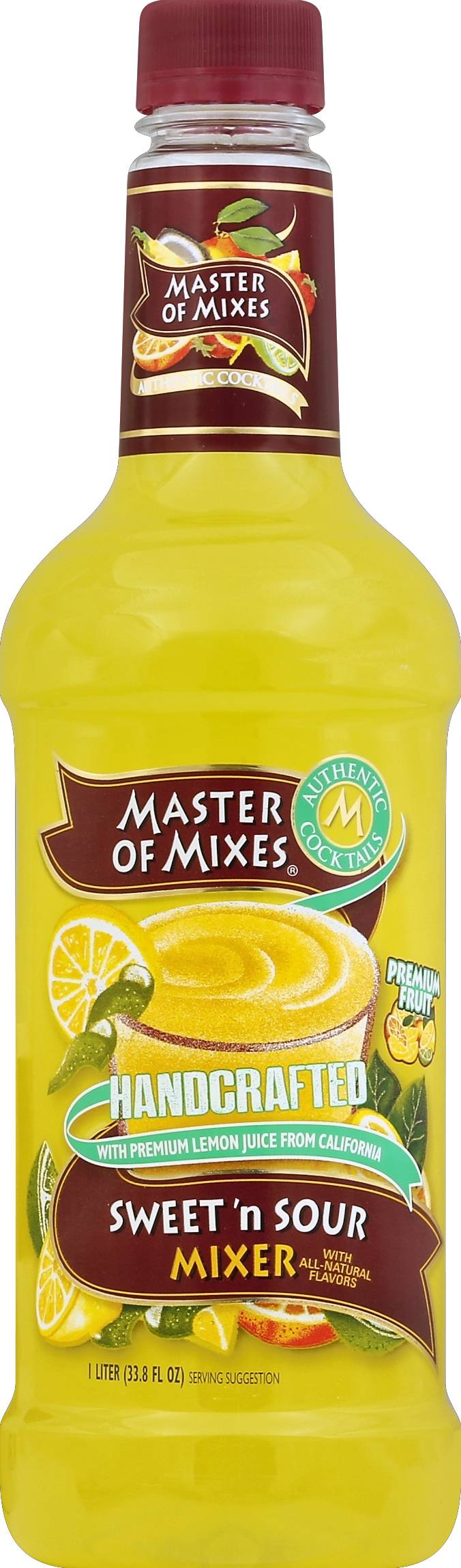 Master of Mixes Handcrafted Sweet 'N Sour Cocktail Mixer (1 L)