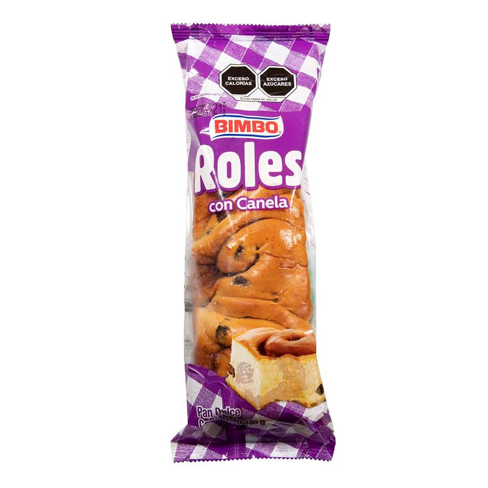 Bimbo · Roles con canela (180 g)