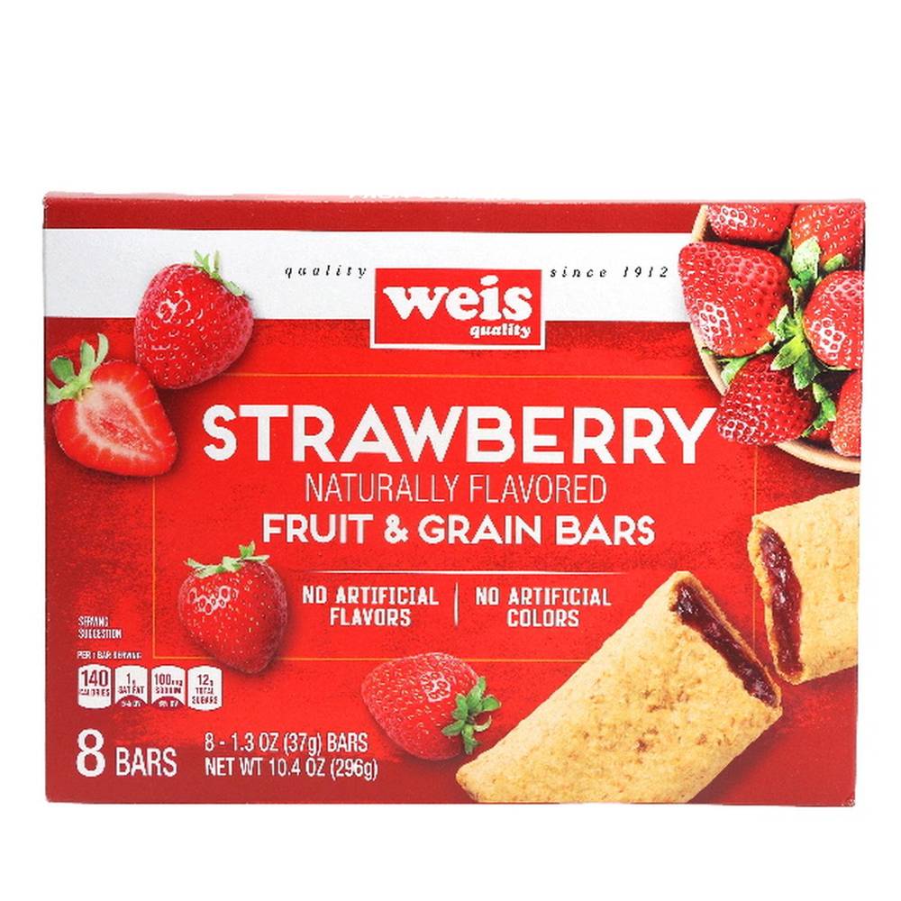 Weis Fruit and Grain Bars, Strawberry (10.4 oz, 8 ct)