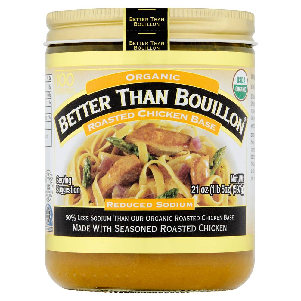 Better Than Bouillon Organic Roasted Chicken Base, 21 oz