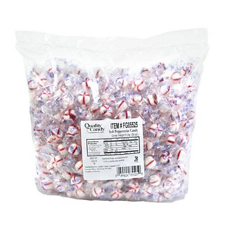 Quality Candy - Soft Peppermint Puffs - 5 lb Bag