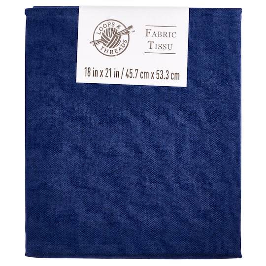 Loops & Threads Solid Cotton Fabric, 18" x 21", Blue