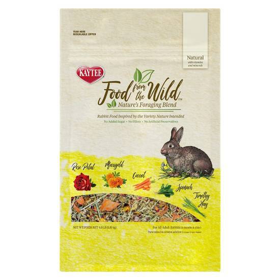 Kaytee Food From the Wild Rabbit Food (4 lbs)