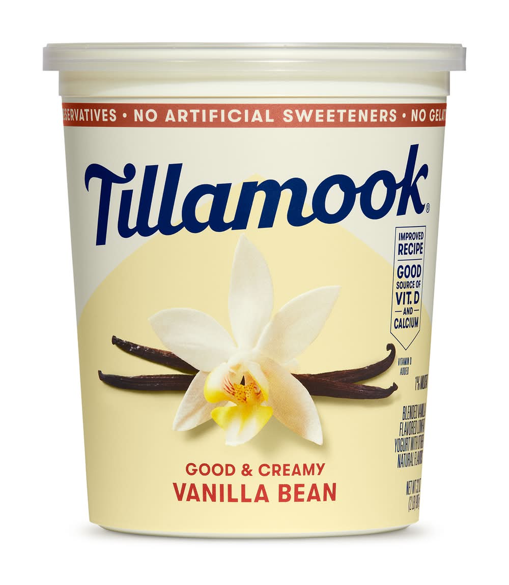Tillamook Good & Creamy Yogurt, Vanilla Bean (32 oz)