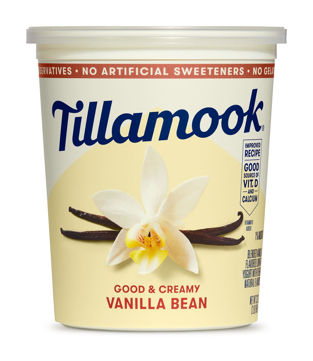 Tillamook Good & Creamy Yogurt, Vanilla Bean (32 oz)