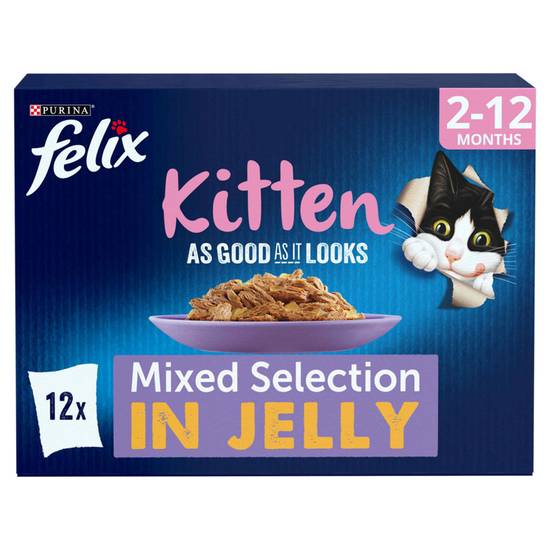 Felix AGAiL Kitten Mixed Selection Pouches 12x100g