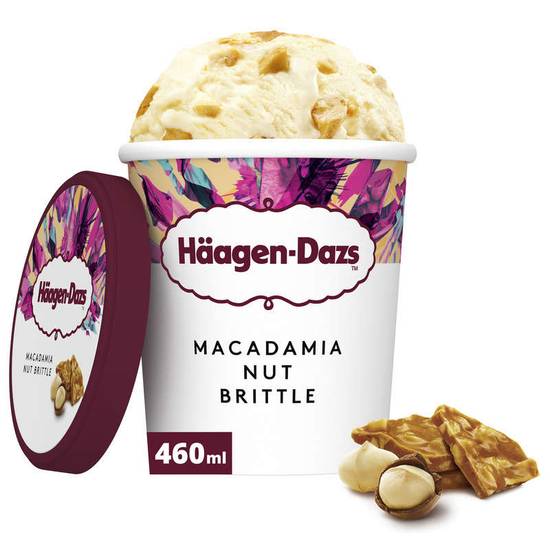 HAAGEN DAZS - Crème glacée - Obsessions Collection - Noix de macadamia - Pot - 400g