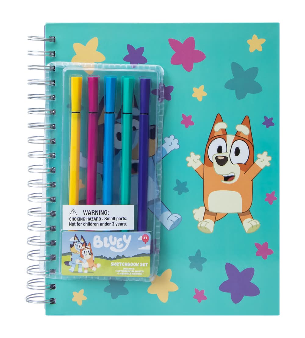 Bluey Sketchbook Set Bluey1