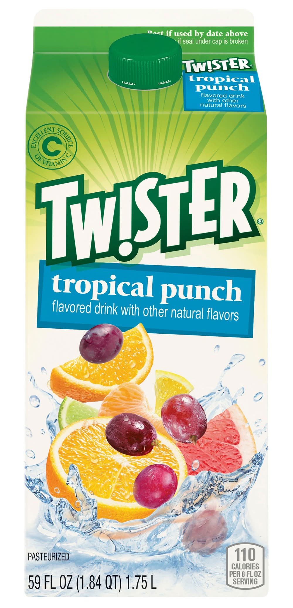 Twister Juice Drink, Tropical Punch (59 fl oz)