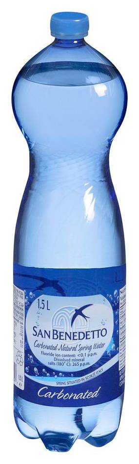 San Benedetto Carbonated Natural Spring Water (6 x 1.5 L)